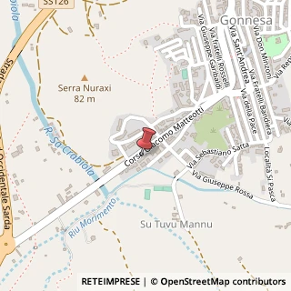 Mappa Corso Giacomo Matteotti, 257A, 09010 Gonnesa, Carbonia-Iglesias (Sardegna)