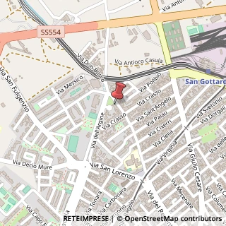 Mappa Via San Gavino Monreale, 64, 09042 Monserrato, Cagliari (Sardegna)