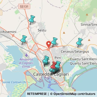 Mappa SS554 Quadrifoglio, 09122 Cagliari CA, Italia (4.55375)