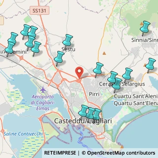 Mappa SS554 Quadrifoglio, 09122 Cagliari CA, Italia (6.04941)
