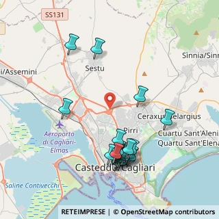 Mappa SS554 Quadrifoglio, 09122 Cagliari CA, Italia (4.7585)