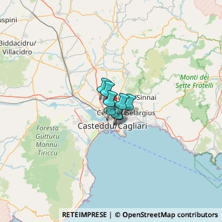Mappa SS554 Quadrifoglio, 09122 Cagliari CA, Italia (16.852)