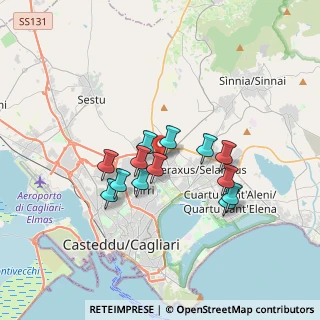Mappa Via del Cixerri, 09042 Monserrato CA, Italia (3.03308)