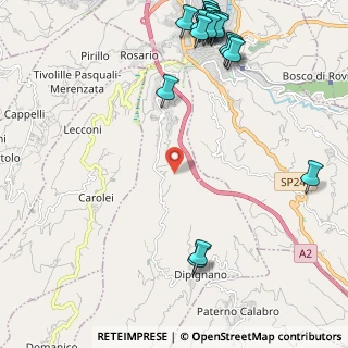 Mappa Dipignano, 87045 Dipignano CS, Italia (3.4145)
