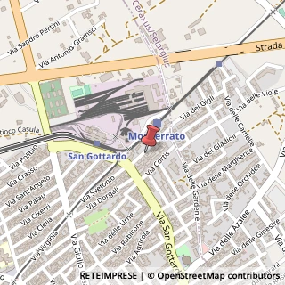 Mappa Via Augusto, 414, 09042 Monserrato, Cagliari (Sardegna)