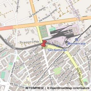Mappa Via Giulio Cesare, 304, 09042 Monserrato, Cagliari (Sardegna)