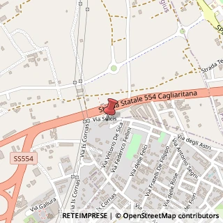 Mappa Via Sulcis, 09047 Selargius, Cagliari (Sardegna)