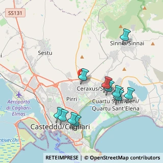 Mappa Monserrato San Gottardo, 09042 Monserrato CA, Italia (4.63455)