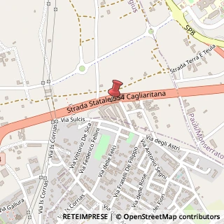 Mappa Via Nurra, 09047 Selargius CA, Italia, 09047 Selargius, Cagliari (Sardegna)