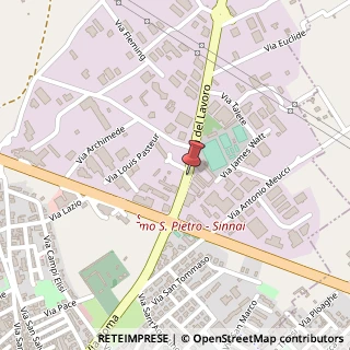 Mappa Via del Lavoro, 11, 09047 Selargius, Cagliari (Sardegna)