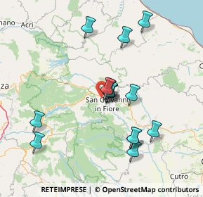 Mappa Zona Industriale PIP, 87055 San Giovanni in Fiore CS, Italia (14.948)