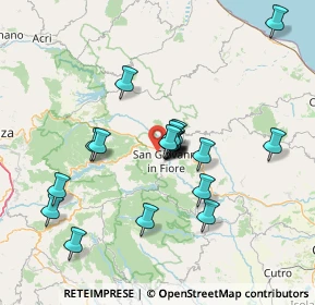 Mappa Zona Industriale PIP, 87055 San Giovanni in Fiore CS, Italia (13.549)