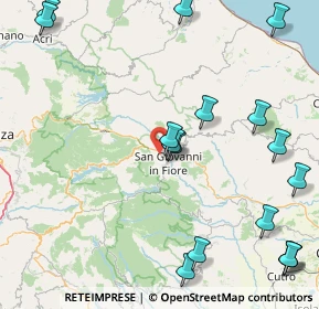 Mappa Contrada Iacoi, 87055 San Giovanni in Fiore CS, Italia (24.83765)