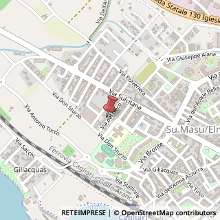 Mappa Via Geco, 25, 09030 Elmas, Cagliari (Sardegna)