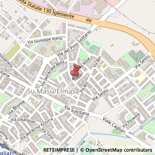 Mappa Via Sa Narba, 11, 09030 Elmas, Cagliari (Sardegna)