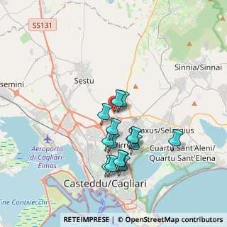 Mappa Via Universita', 09042 Monserrato CA, Italia (3.54933)