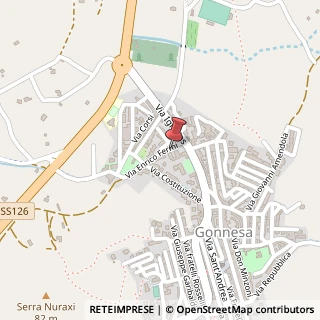 Mappa Via Enrico Fermi, 1, 09010 Gonnesa, Carbonia-Iglesias (Sardegna)