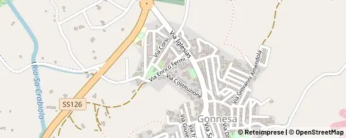 Mappa Gonnesa