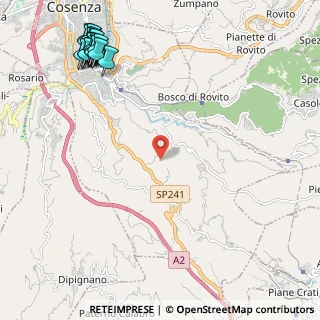 Mappa Contrada Sant'Elia, 87100 Donnici Inferiore CS, Italia (3.564)