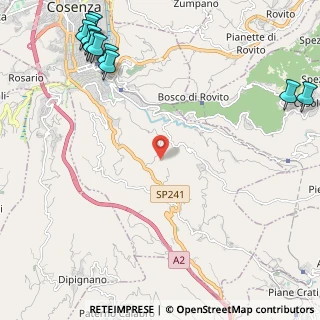 Mappa Contrada Sant'Elia, 87100 Donnici Inferiore CS, Italia (3.70455)