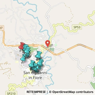 Mappa Strada Statale 107 Silana Crotonese, 87055 San Giovanni in Fiore CS, Italia (1.2825)