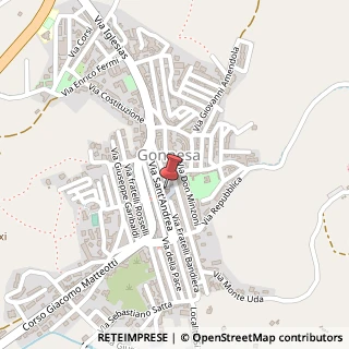 Mappa Via Sant'Andrea, 43, 09010 Gonnesa, Carbonia-Iglesias (Sardegna)