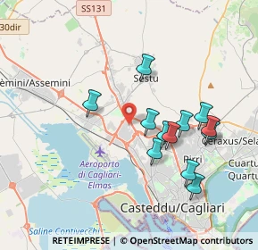 Mappa VIA SEGRE S.N, 09122 Cagliari CA, Italia (3.87917)