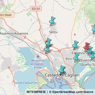 Mappa VIA SEGRE S.N, 09122 Cagliari CA, Italia (5.80364)