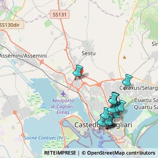 Mappa VIA SEGRE S.N, 09122 Cagliari CA, Italia (5.80533)
