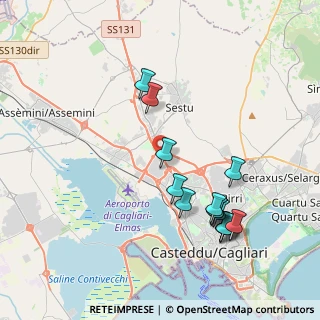Mappa VIA SEGRE S.N, 09122 Cagliari CA, Italia (4.47)