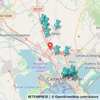 Mappa VIA SEGRE S.N, 09122 Cagliari CA, Italia (4.838)