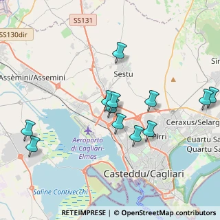 Mappa VIA SEGRE S.N, 09122 Zona Industriale Casic CA, Italia (4.27667)