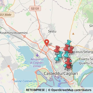 Mappa VIA SEGRE S.N, 09122 Cagliari CA, Italia (4.91083)