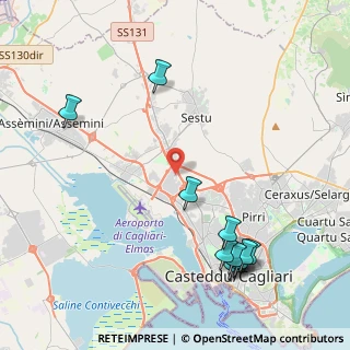 Mappa VIA SEGRE S.N, 09122 Cagliari CA, Italia (5.65091)