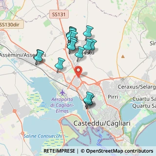 Mappa VIA SEGRE S.N, 09122 Cagliari CA, Italia (3.76647)