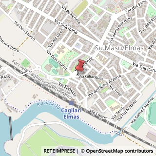 Mappa Via Giliacquas, 33, 09030 Elmas, Cagliari (Sardegna)