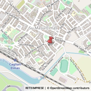Mappa Via Oreste Salomone, 10, 09030 Elmas, Cagliari (Sardegna)