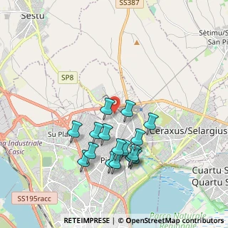 Mappa Piazza Perù, 09042 Monserrato CA, Italia (1.93188)