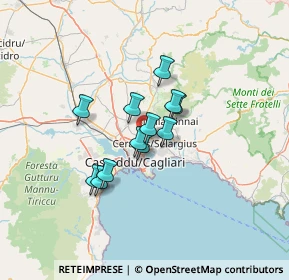 Mappa Via Crasso Traversa, 09042 Monserrato CA, Italia (9.74417)