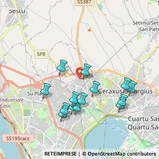 Mappa Via Sirio Italico, 09042 Monserrato CA, Italia (2.155)