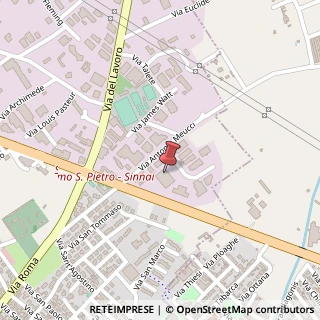 Mappa Via Newton, 3, 09047 Selargius, Cagliari (Sardegna)