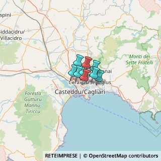 Mappa Via Federico Fellini, 09134 Cagliari CA, Italia (21.345)