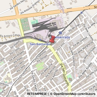 Mappa Via San Gottardo, 85, 09042 Monserrato, Cagliari (Sardegna)