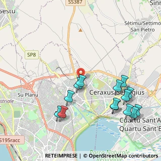Mappa Via Svetonio, 09042 Monserrato CA, Italia (2.57429)