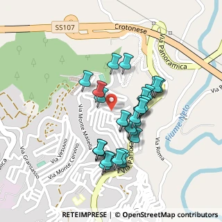 Mappa Via Monte Masella, 87055 San Giovanni in Fiore CS, Italia (0.2069)