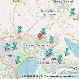 Mappa Via Lazio, 09047 Selargius CA, Italia (2.98636)