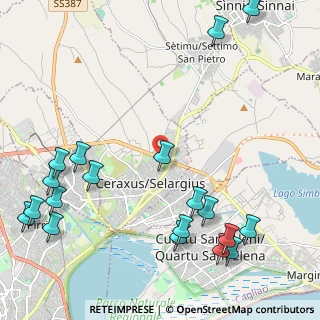 Mappa Via Lazio, 09047 Selargius CA, Italia (3.21842)