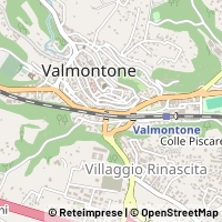 Mapa Valmontone