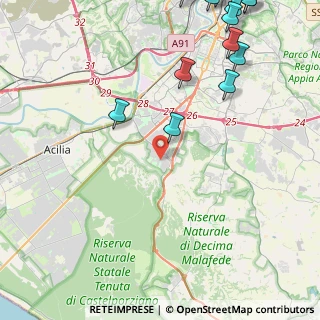 Mappa Largo Lido Duranti, 00128 Roma RM, Italia (6.86462)