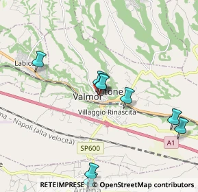 Mappa Via Nazionale, 00038 Valmontone RM, Italia (2.74833)